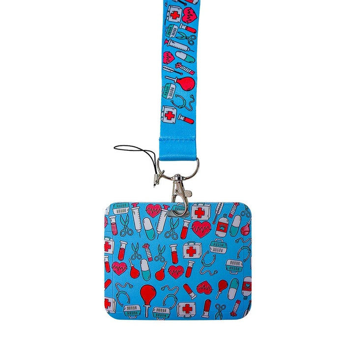 Porta carnets con lanyard