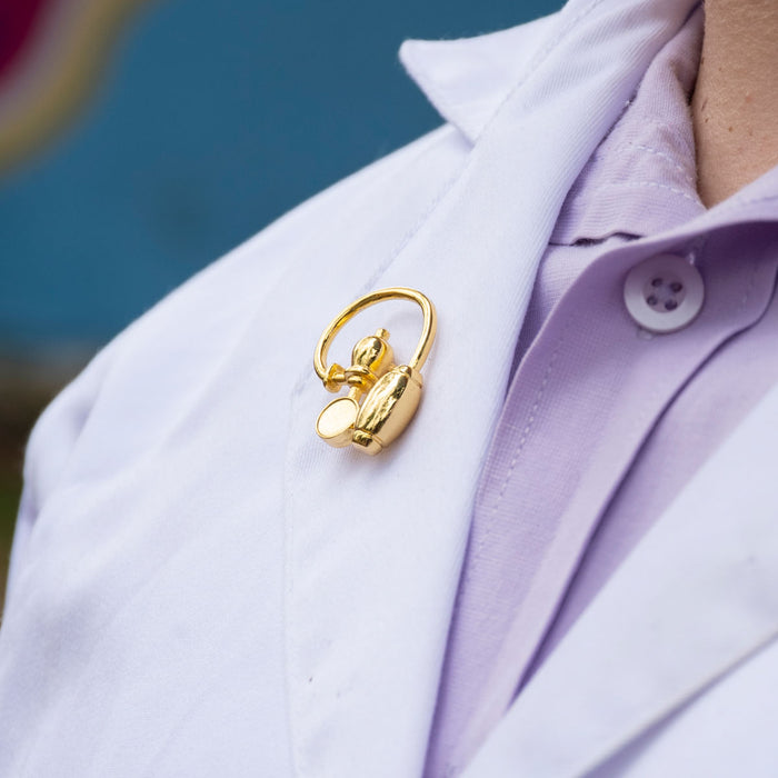 Pin Tensiómetro Dorado GMD