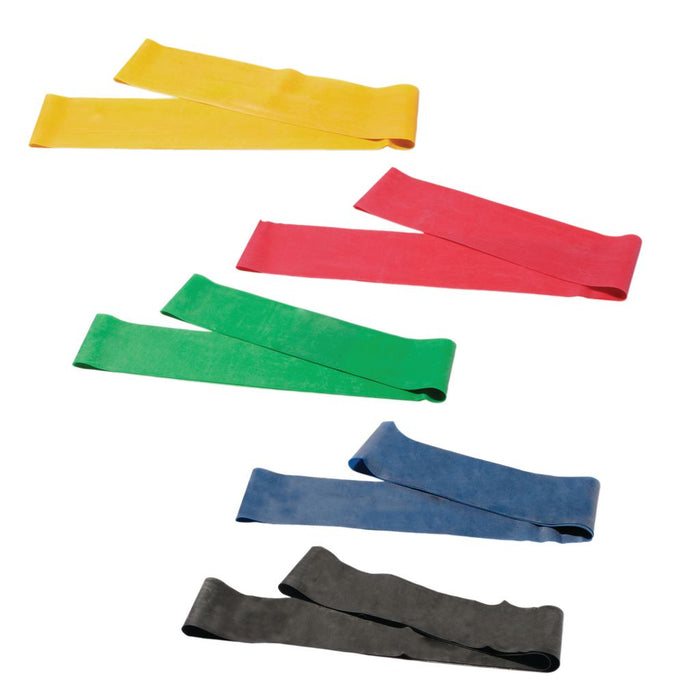 Caja Por 5 Unidades De Bandas Deportivas Cerradas De Distintas Resistencias Marca Cando