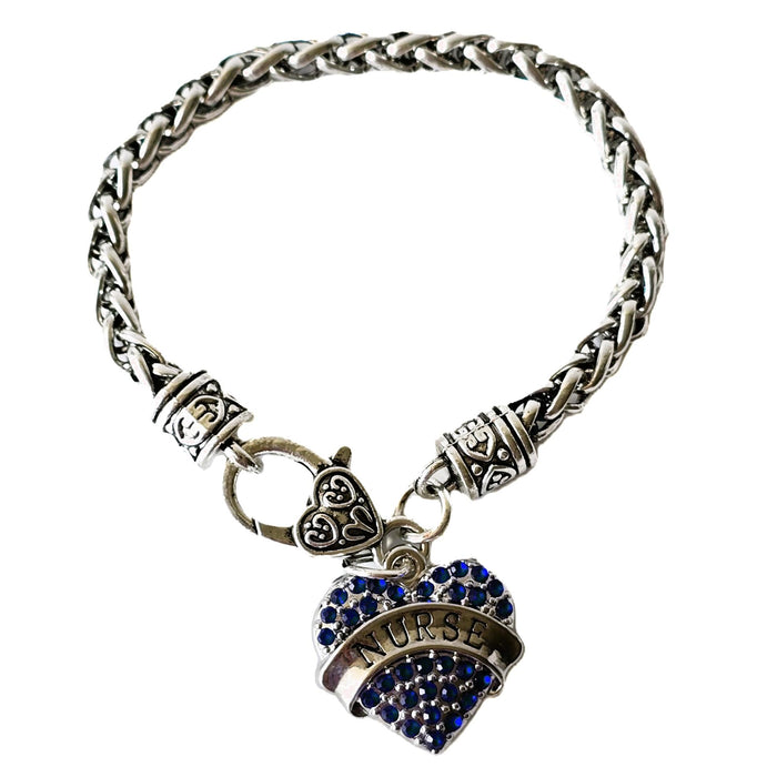 Pulsera Nurse Corazón Azul