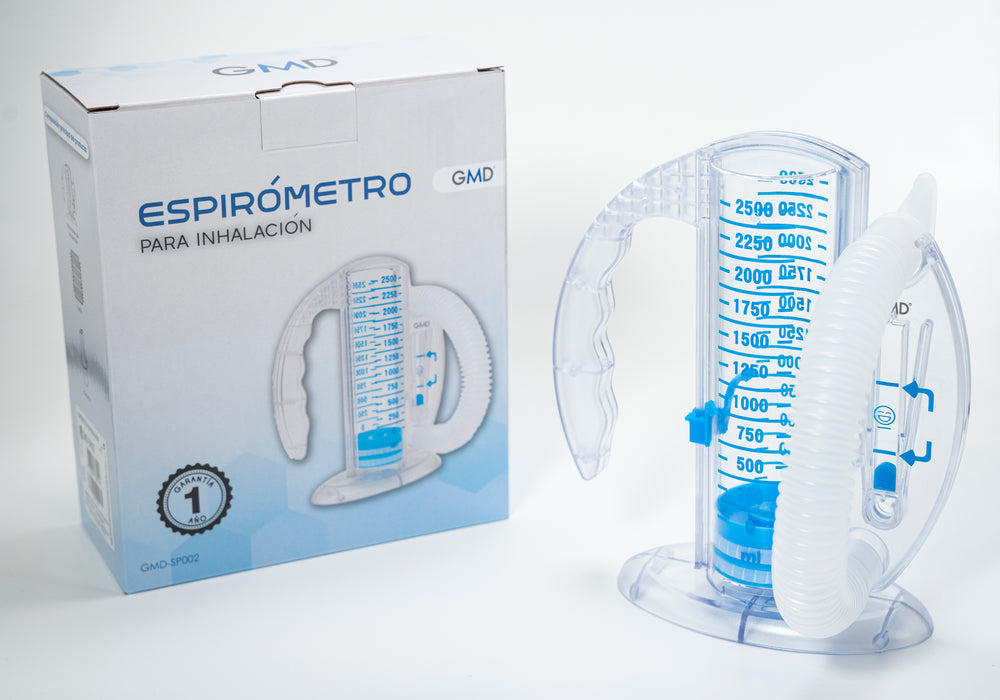 Espirómetro Para Inhalación - con flujo ajustable para realizar inhalación es de fácil uso y limpieza disponible en 2500 ml