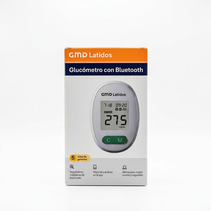 Glucómetro con Bluetooth GMD Latidos GMD-GM-GH30