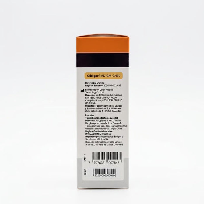 Glucómetro con Bluetooth GMD Latidos GMD-GM-GH30