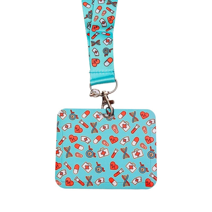 Porta carnets con lanyard