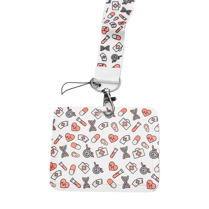Porta carnets con lanyard