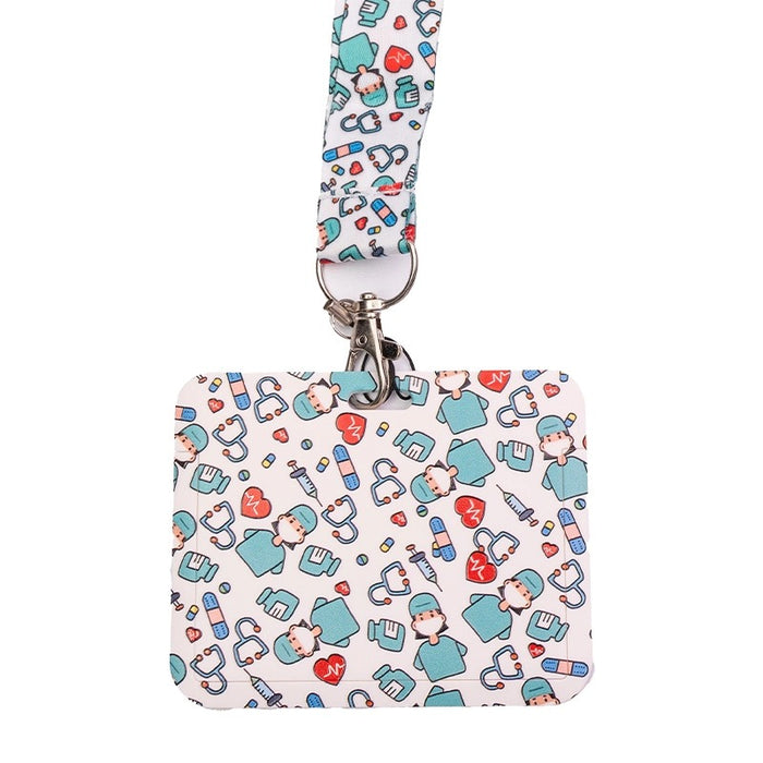 Porta carnets con lanyard