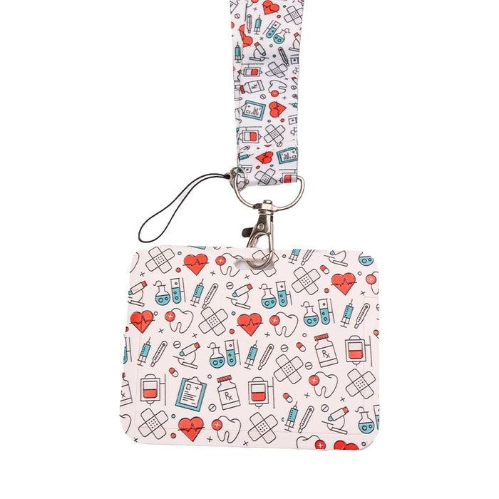 Porta carnets con lanyard