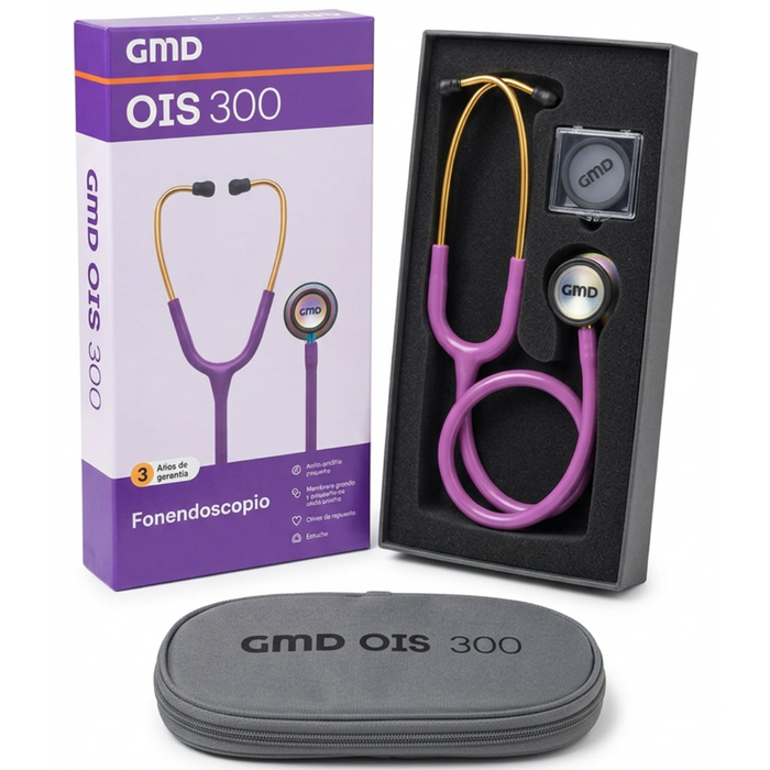 Fonendoscopio Doble Campana OIS 300 Púrpura GMD