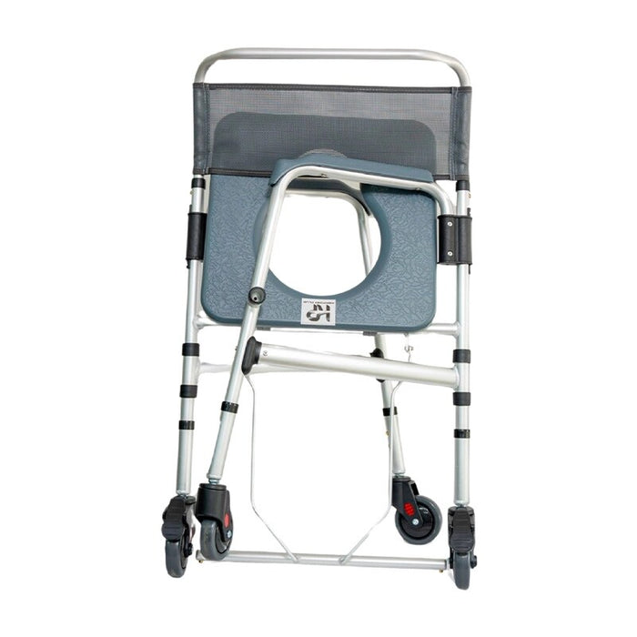 Cómodo Sanitario En Aluminio Anodizado Con Ruedas Konfort Plus
