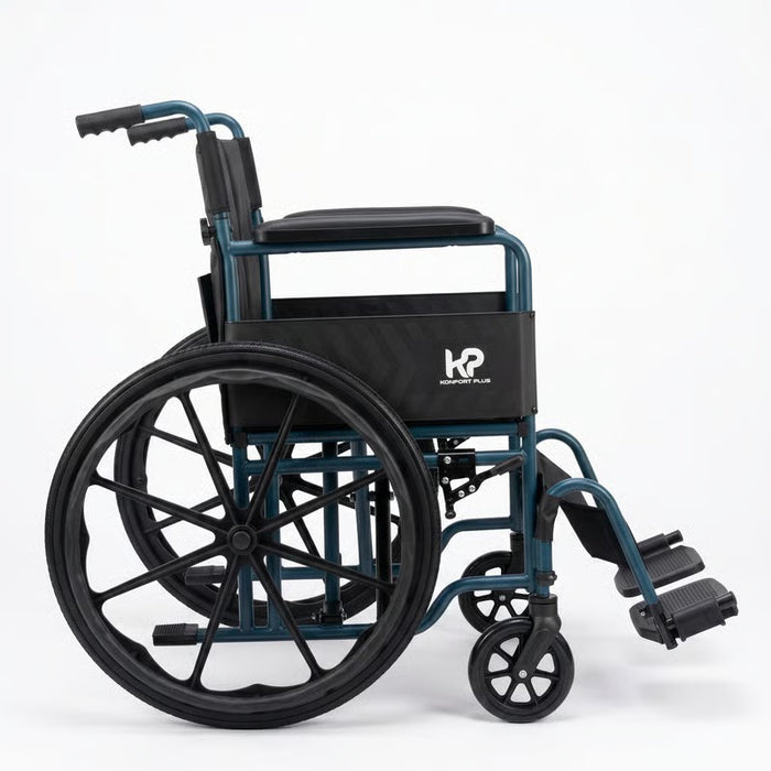 Silla de Ruedas Estándar en Acero con Rin Estrella