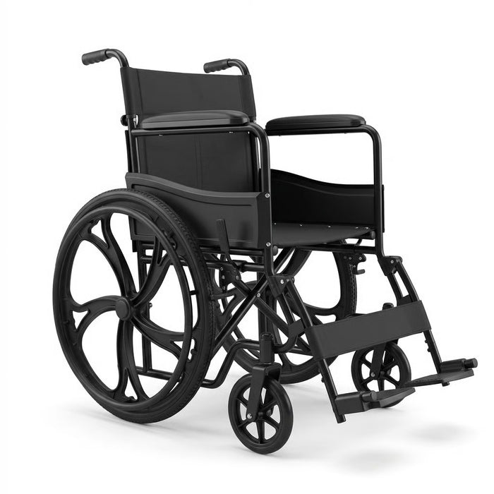 Silla De Ruedas en Acero Estándar Con Rin Estrella KP