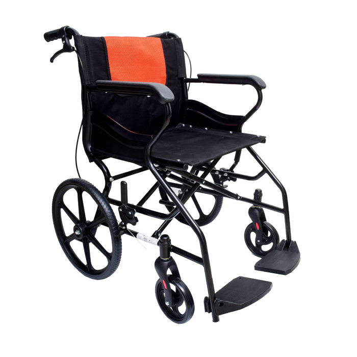 Silla De Ruedas De Transporte Básica En Acero Konfort Plus