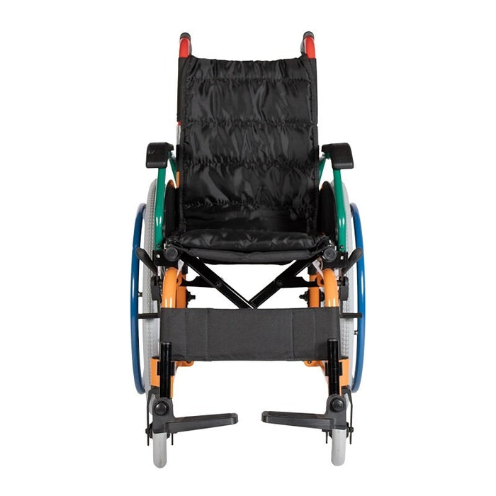 Silla de Ruedas Pediátrica con Respaldo Abatible Konfort Basic