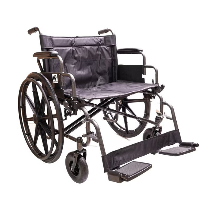 Silla De Ruedas Estándar En Acero Bariátrica De 56,5 cm Konfort Plus