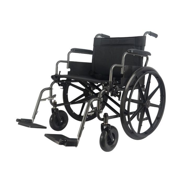 Silla De Ruedas Estándar En Acero Bariátrica De 56,5 cm Konfort Plus