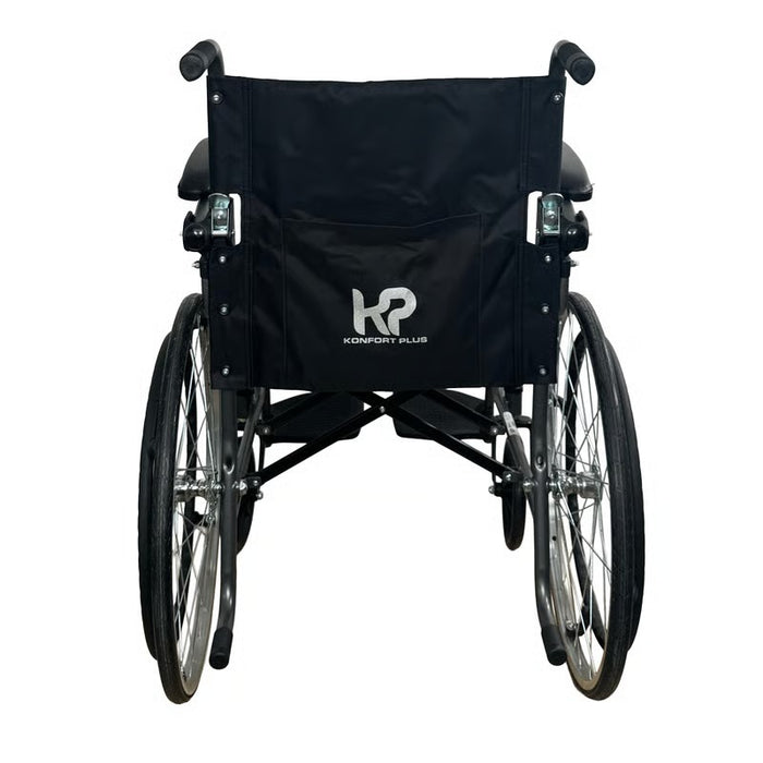 Silla de Ruedas Liviana con Llanta Maciza KBE9119F Konfort Plus