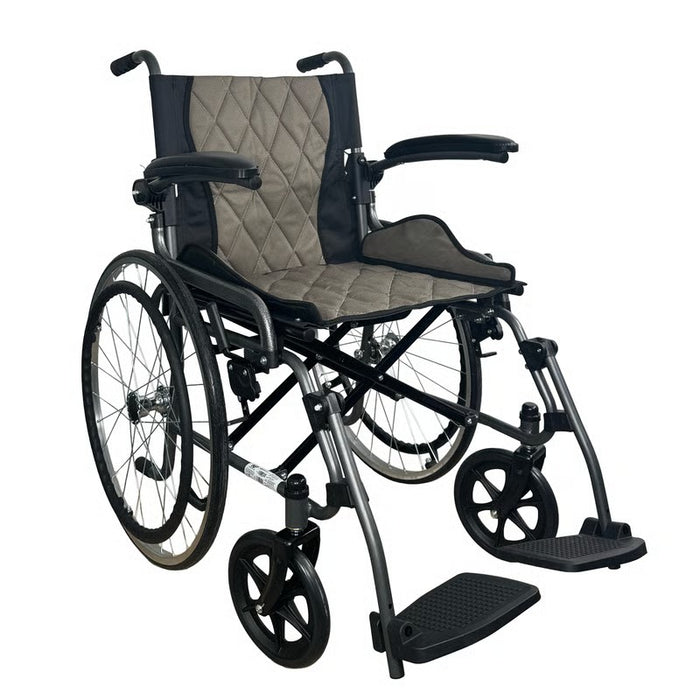 Silla de Ruedas Liviana con Llanta Maciza KBE9119F Konfort Plus
