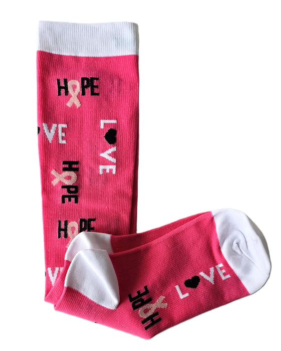 Medias talla S/M Modelo Hope - Love color Rosa