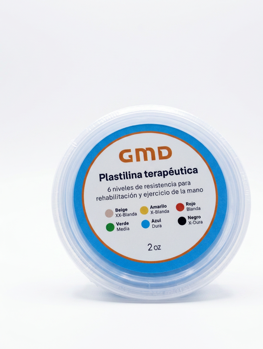 Plastilina Terapéutica GMD (2 oz) — Ejercicio y Rehabilitación de Mano