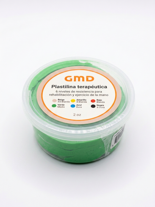Plastilina Terapéutica GMD (2 oz) — Ejercicio y Rehabilitación de Mano