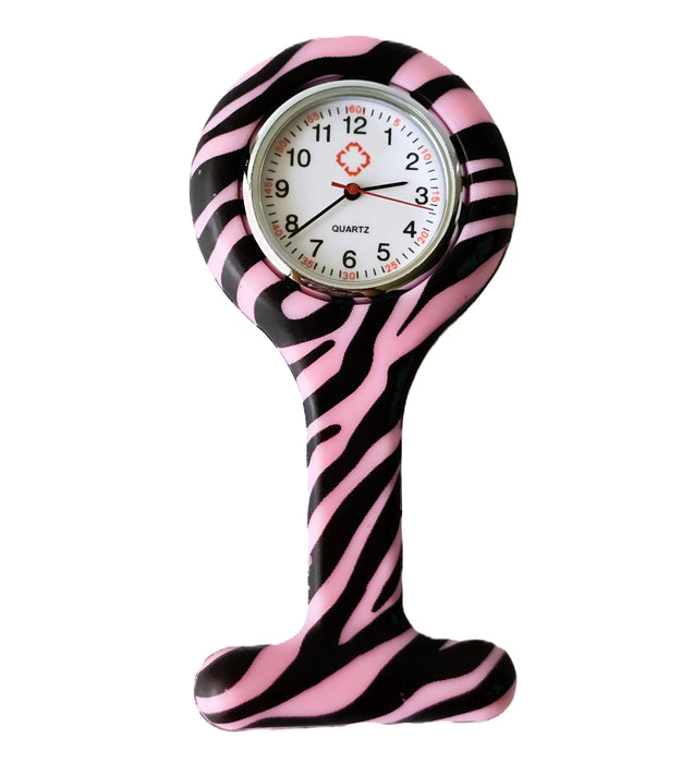 Reloj de Enfermería Zebra Pink