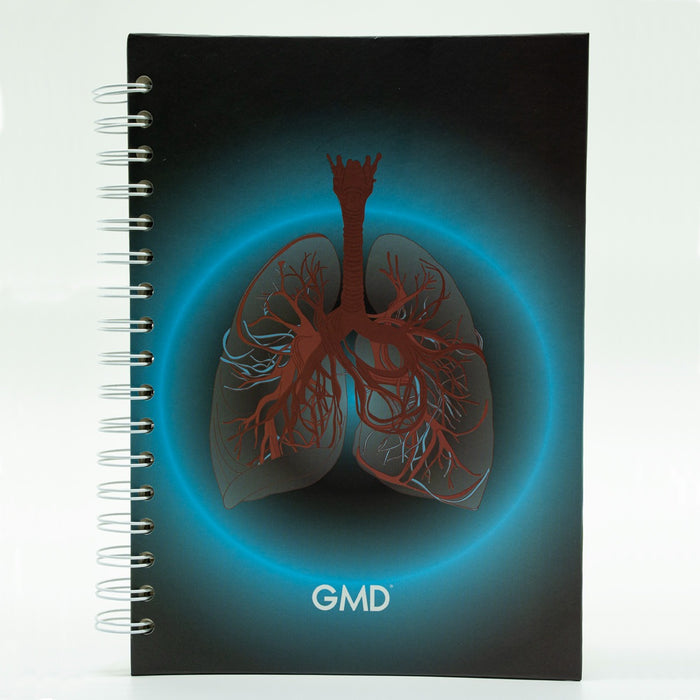 Cuaderno GMD pulmones azul