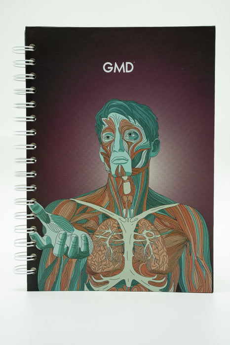 Cuaderno GMD anatomia Carmesi