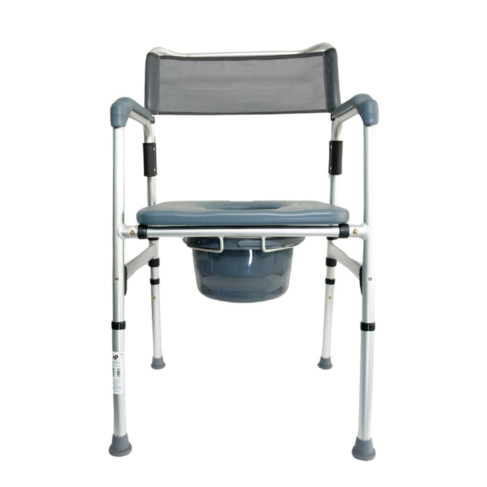 Cómodo Sanitario Plegable en Aluminio Konfort Basic