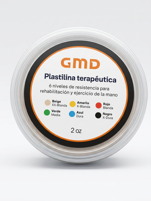Plastilina Terapéutica GMD (2 oz) — Ejercicio y Rehabilitación de Mano