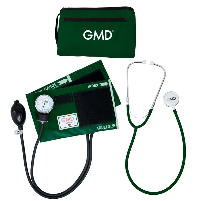 Kit de Tensiómetro y Fonendoscopio Doble Campana GMD Colors Estuche